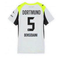 Borussia Dortmund Ramy Bensebaini #5 Koszulka Wyjazdowa damskie 2025-26 Krótki Rękaw